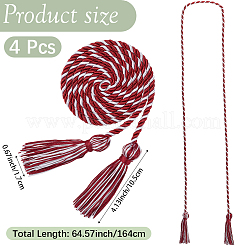 Kleiderbügel für Bachelor-Abendkleider aus Polyester mit Fransen und Doppelquasten&nbsp;FIND-WH20041-001D