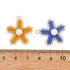 Anhänger aus Miyuki-Glasperlen und Muschelperlen&nbsp;PALLOY-MZ01378