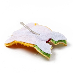 Weihnachtsglockentuch-Schnapphaarspangen&nbsp;LS-PHAR-G003-10