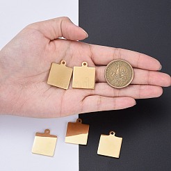 Pendentifs en acier inoxydable 304&nbsp;LS-STAS-I140-23B-G
