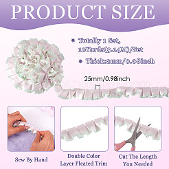 10 Yards Polyester-Spitzenband&nbsp;OCOR-TA0004-26C