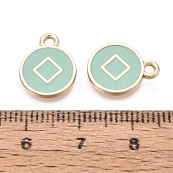 Colgantes de esmalte de aleación&nbsp;ENAM-Q002-04G-02