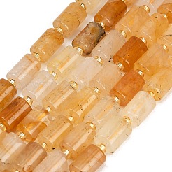 Natürlicher gelber hämatoider Quarz/goldene Heilerquarz-Perlenstränge&nbsp;GG-CBA5B6F-F01-01
