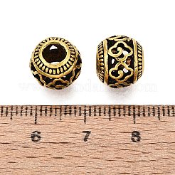 Tibetische Stil Legierung Großlochperlen&nbsp;FIND-Q121-17AG