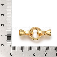 Messing Micro Pave klare Zirkonia Falte über Verschlüsse&nbsp;KK-H480-29G
