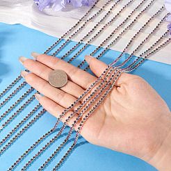 5 Yards Tassenketten aus Legierungsglas mit Strassen&nbsp;AJEW-TA0002-63