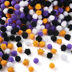 800 Stück 8 Stile Halloween handgemachte DIY Puppe Handwerk Pom Pom Garn Pom Pom Bälle&nbsp;FABR-TA0001-02