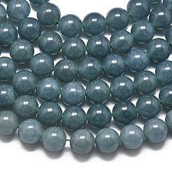 Natürliche Malaysia Jade Perlen Stränge&nbsp;G-L645-C01-8mm-09