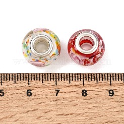 Unterlegscheibe lampwork großen Loch European Beads&nbsp;LPDL-R003-02