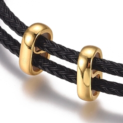 Verstellbare 304 Edelstahldrahtseil-Armbänder zur Herstellung&nbsp;AJEW-D047-01G-A01