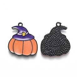 Halloween-Thema Legierung Emaille Anhänger&nbsp;ENAM-J649-07B