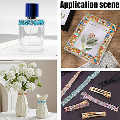 2 style de garniture perlée en résine et strass&nbsp;DIY-CY0002-11B