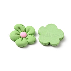 Cabochons di opaco resina&nbsp;RESI-WH0021-38B-01
