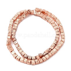 Fili di perle di roccia lavica naturale&nbsp;G-E602-03B
