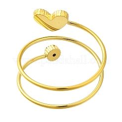 Anillos de dedo de acero inoxidable 304 con micropavé de circonita cúbica y revestimiento iónico (IP) para mujer&nbsp;RJEW-U013-11G-06