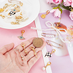 20 Stück 10 Stil Legierung Schuhe Charms & Broschen&nbsp;HJEW-ME00076