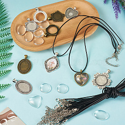DIY-Kits zum Herstellen von Halsketten mit Anhängern aus Legierung&nbsp;DIY-TA0012-21