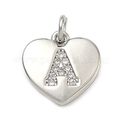 Pendentifs en laiton zircon cubique transparent&nbsp;KK-D229-01P