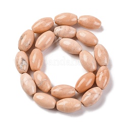 Bianco naturale giada tinti fili di perline&nbsp;G-H040-C01-01