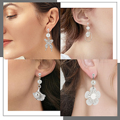 Accesorios para pendientes de acero inoxidable 304&nbsp;STAS-BBC0008-36A