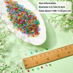35g de perles acryliques transparentes&nbsp;OACR-SZ0001-69