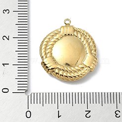 Cabochon pendenti in acciaio inossidabile 304&nbsp;STAS-L022-339G-04