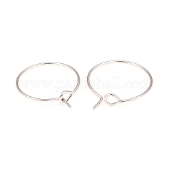 Componenti per orecchini a cerchio in acciaio inossidabile chirurgico 316l&nbsp;STAS-G229-07P-01