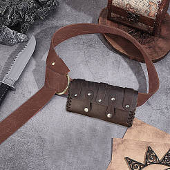 Leder-Hüfttasche und Gürtelset&nbsp;AJEW-CL0003-58A