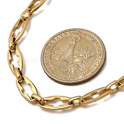 2 collana con catena a maglie incrociate in acciaio inossidabile 304&nbsp;NJEW-JN05433