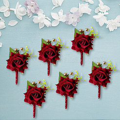 Broche de seda&nbsp;AJEW-WH0240-16