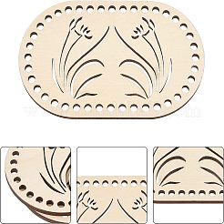 Fonds de panier en bois&nbsp;DIY-WH0184-17