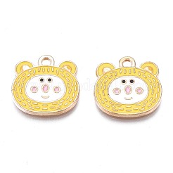 Pendentifs d'émail en alliage&nbsp;ENAM-N054-74E