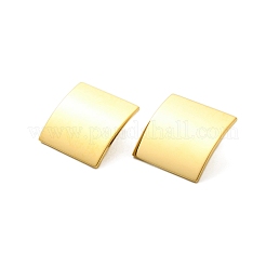Pendientes cuadrados de acero inoxidable 304 para mujer&nbsp;EJEW-U020-16P