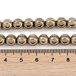 Galvanisierte synthetische nichtmagnetische Hämatitperlenstränge&nbsp;G-H072-K01-01