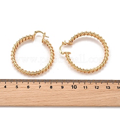 Boucles d'oreilles en laiton&nbsp;EJEW-Z117-01G