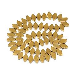 Electroplate non magnetici ematite sintetico fili di perline&nbsp;G-Q486-13F