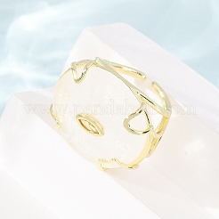 Anillos de puño de cristal de cuarzo natural&nbsp;GG-CBA5FCC-02G-08