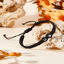 1 Stück verstellbare geflochtene Armbänder aus Nylonschnur für Damen und Herren&nbsp;BJEW-LP0001-31A-U