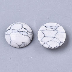 Cabochons en turquoise synthétique&nbsp;X-TURQ-TAC0002-01-18mm