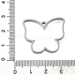 Hohlanhänger aus Edelstahl 304&nbsp;STAS-D381-02D-P