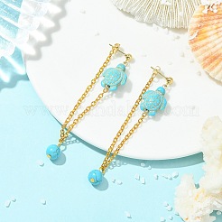 Pendientes colgantes de acero inoxidable 304 para mujer&nbsp;EJEW-JE07233