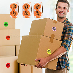 500 Stück Papier-Klebeetikettenaufkleber&nbsp;STIC-WH20010-25F