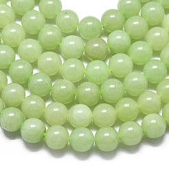 Natürliche Malaysia Jade Perlen Stränge&nbsp;G-L645-A01-8mm-21