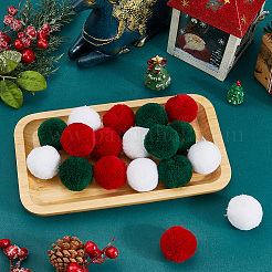 18 Stück 3 Farben Polyester-Pomponball&nbsp;AJEW-CY0001-86