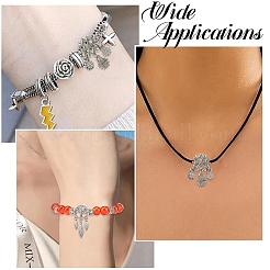 4 stücke 2 stile legierung europäischen perlen&nbsp;FIND-YW0009-98