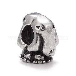 304 Edelstahl-Europäische Perlen&nbsp;STAS-G256-06AS