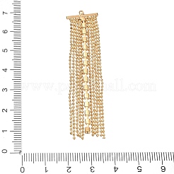 Messing Micro Pave klare Zirkonia große Anhänger&nbsp;CU-CBAB0CF-09G