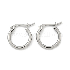 Orecchini a cerchio in acciaio inossidabile 304 anti-ossidazione&nbsp;X-EJEW-F105-12P