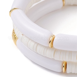 Chunky Tube Beads Armbänder Set&nbsp;BJEW-JB07224
