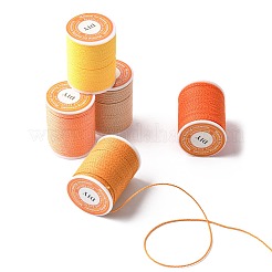 5 Rolle 5 Farben runde gewachste Polyesterschnur&nbsp;YC-FS0001-02B
